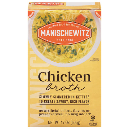 Manischewitz Chicken Broth 17 oz