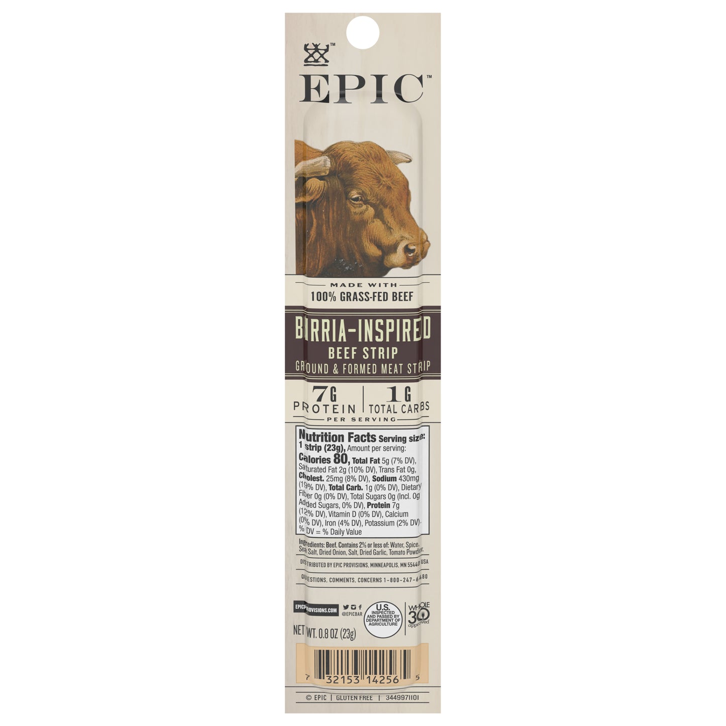 EPIC Birria-Inspired Beef Strip, 0.8 OZ