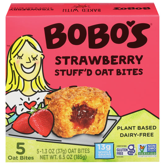 Bobo's Stuff'd Strawberry Oat 5 - 1.3 oz Bites