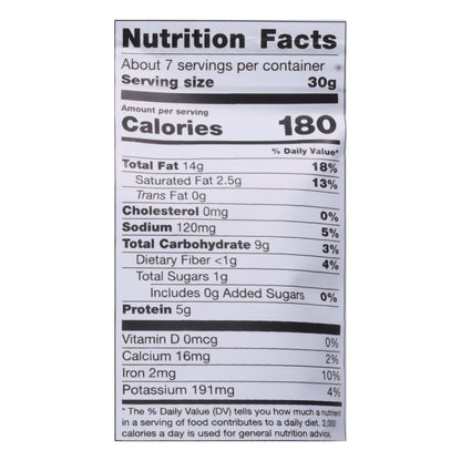 Sunshine Nut Co. Premium Whole Roasted Handful of Herbs Cashews 7 oz