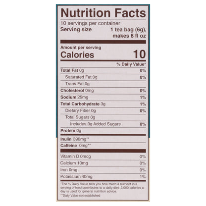 Teeccino Bags Dandelion Dark Roast Herbal Tea 10 ea