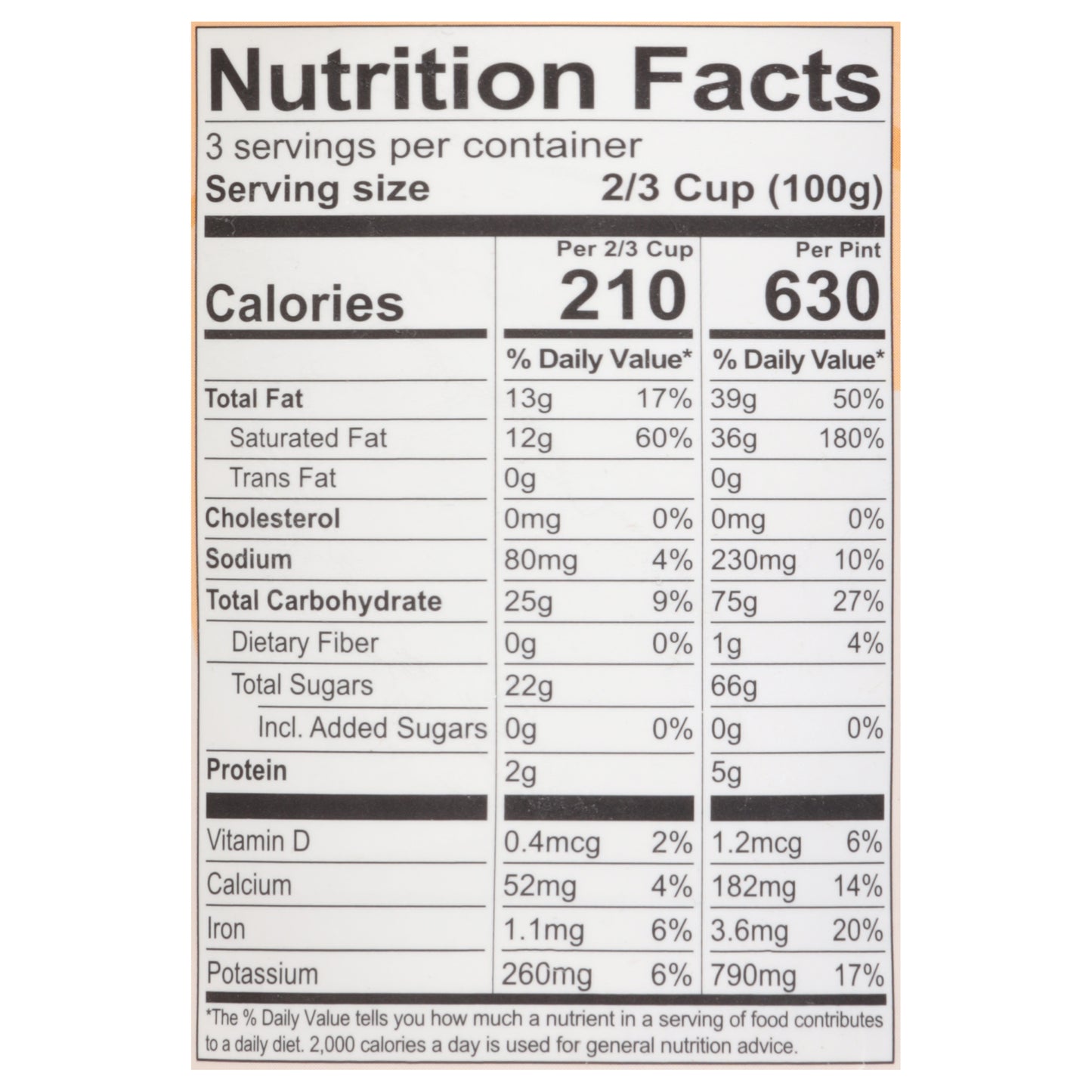 Fronen Dairy Free Salted Caramel Swirl Frozen Dessert 1 pt