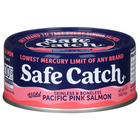 Safe Catch Wild Skinless & Boneless Pacific Pink Salmon 5 oz