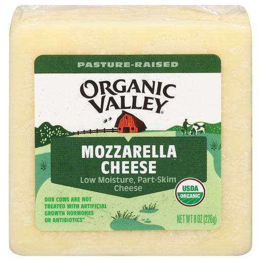 Organic Valley Mozzarella Cheese 8 oz