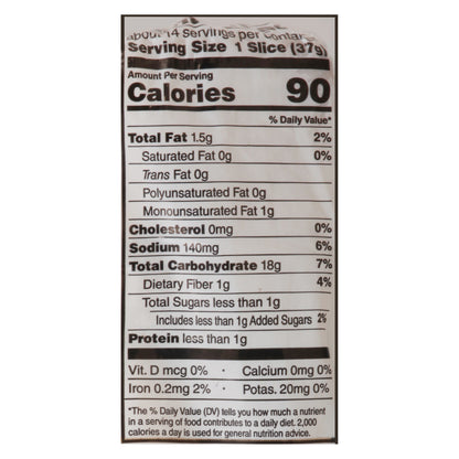 Rudi's Sourdough White Bread 18 oz Loaf