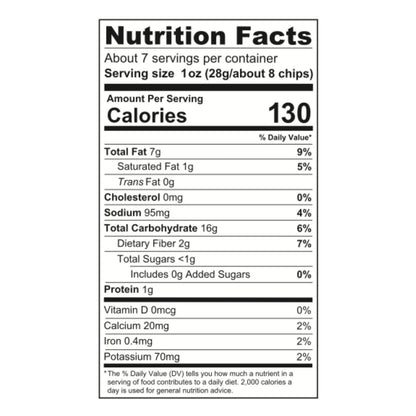 Zack's Mighty Organic Avocado Oil Tortilla Chips - Sea Salt