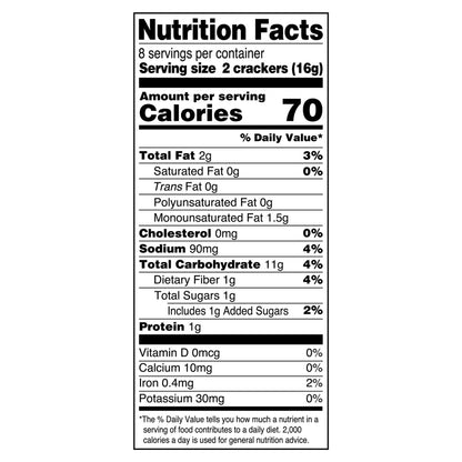 Back to Nature Pink Himalayan Salt Flatbread Crackers