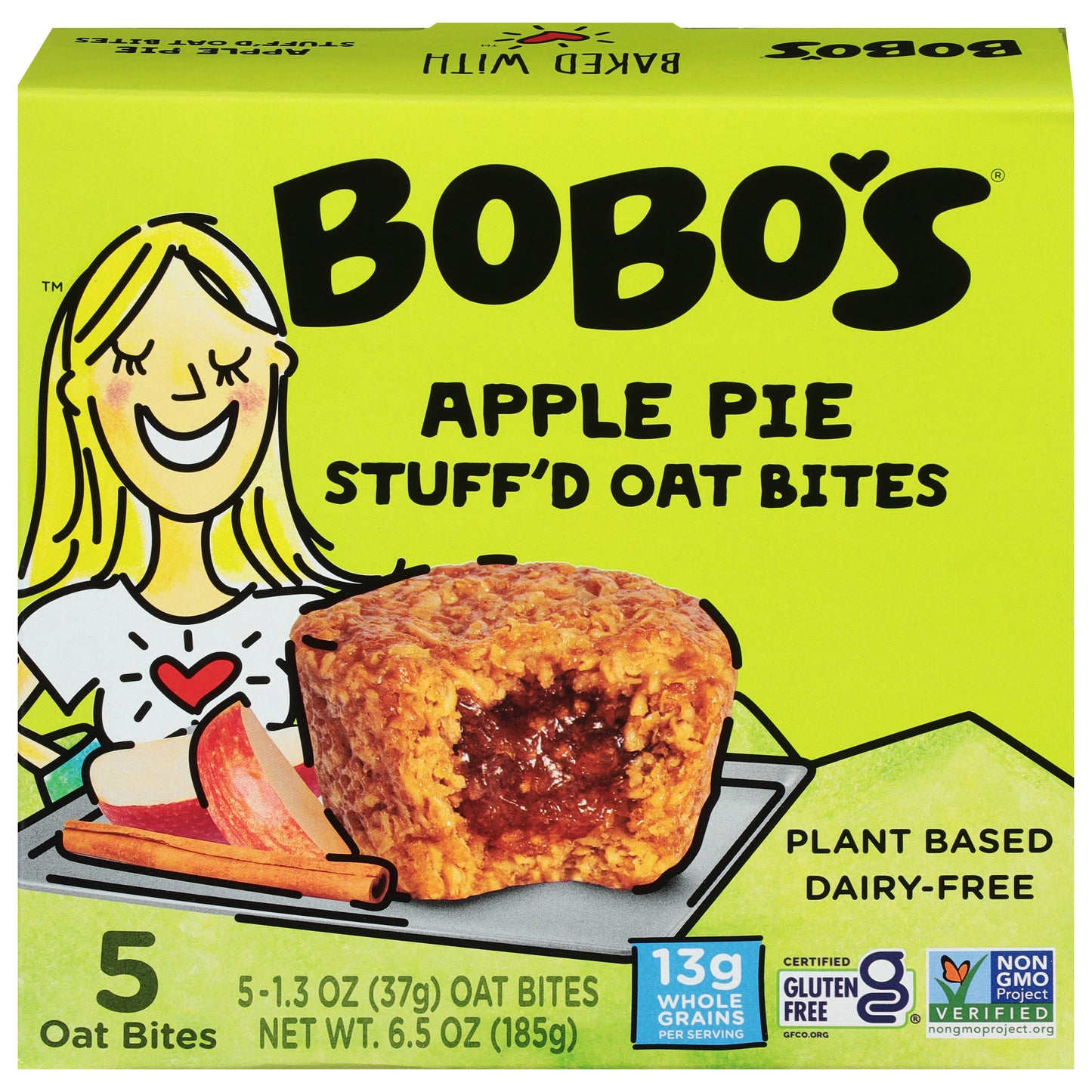 Bobo's Stuff'd Apple Pie Oat Bites 5 - 1.3 oz ea