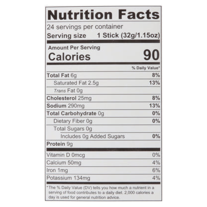 Chomps Zero Sugar Mild Original Meat Sticks 1.15 oz