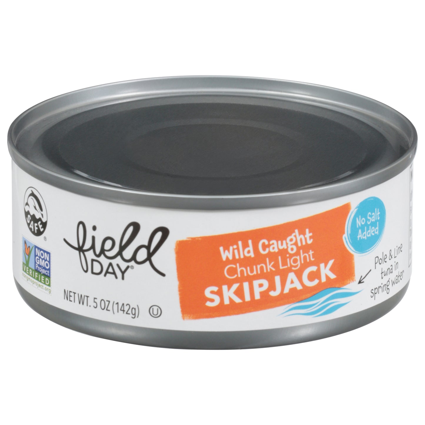 Field Day No Salt Added Wild Caught Chunk Light Skipjack 5 oz