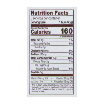 Ozery Morning Rounds Fruit & Grain Cranberry Orange Breakfast Buns 6 ea