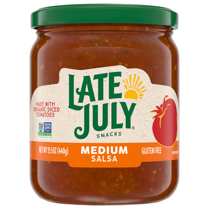 Late July® Snacks Medium Salsa, 15.5 oz Jar