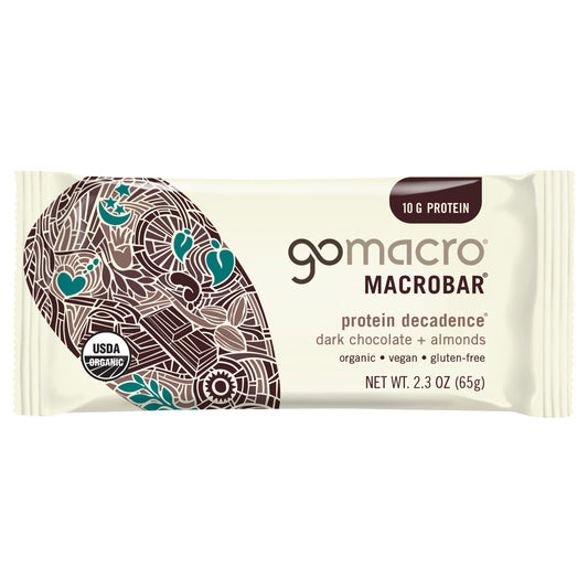 GoMacro Dark Chocolate + Almonds MacroBar