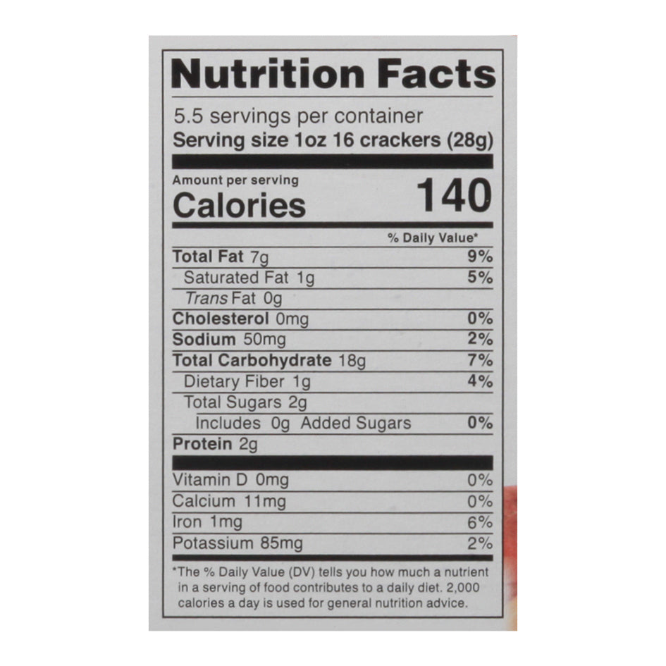 RW Garcia 3 Seed Organic Gluten Free Sweet Potato Crackers 5.5 oz