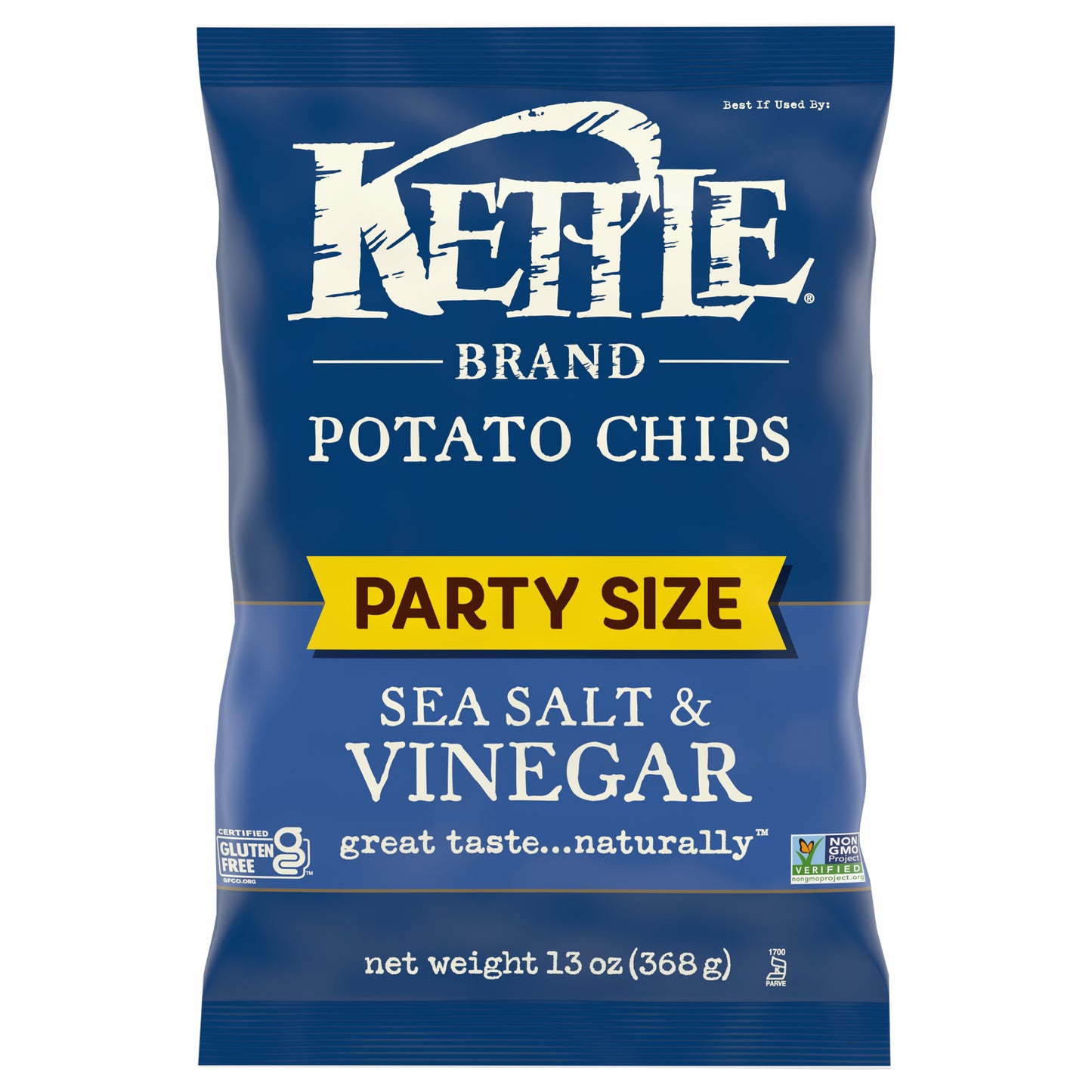 Kettle Brand Sea Salt & Vinegar Potato Chips Party Size 13 oz