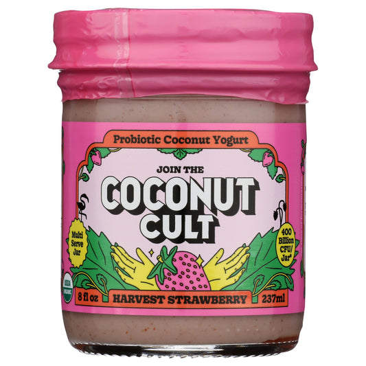 8oz Harvest Strawberry Probiotic Coconut Yogurt