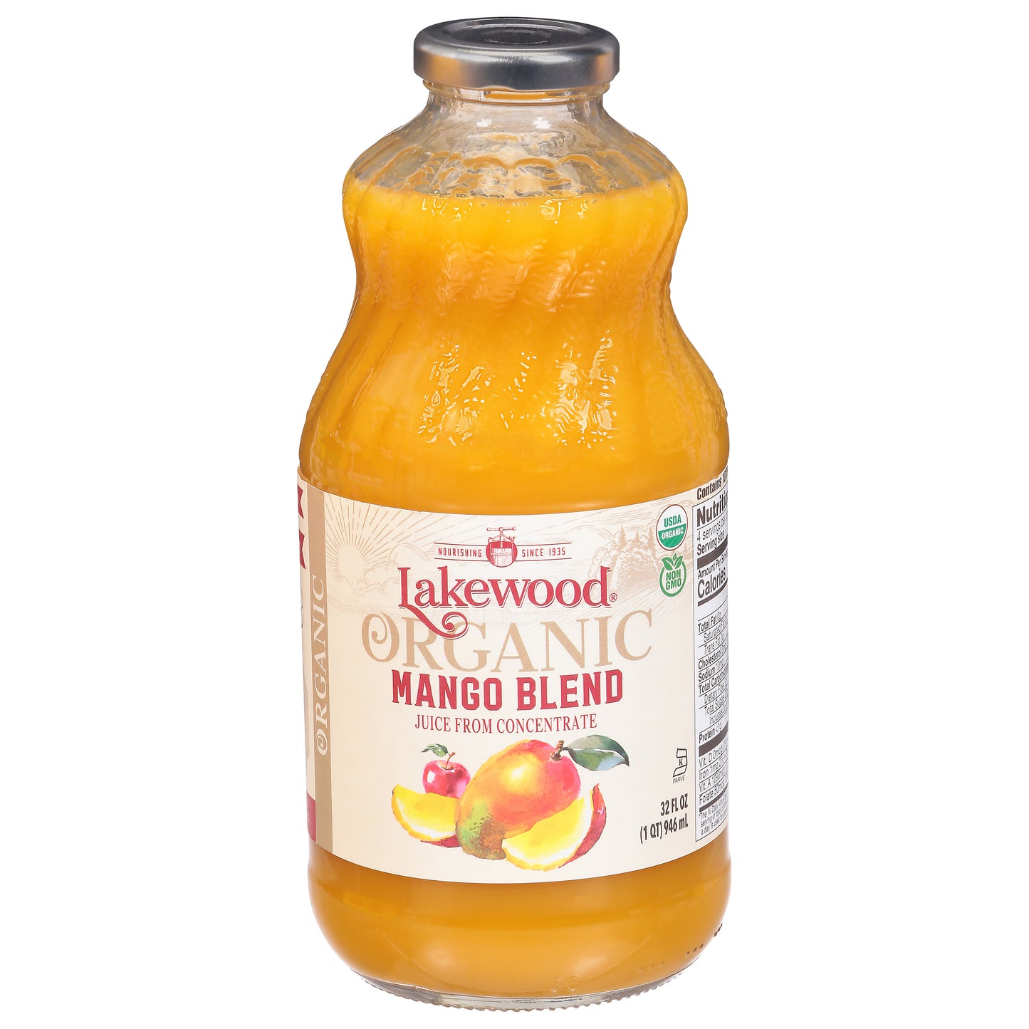 Lakewood Organic Mango Blend Juice 32 fl oz