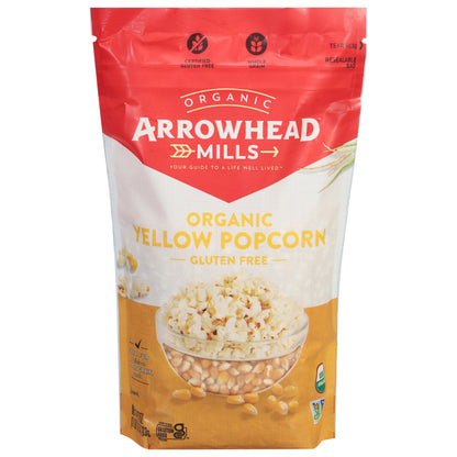 Arrowhead Mills Organic Gluten Free Yellow Popcorn 28 oz