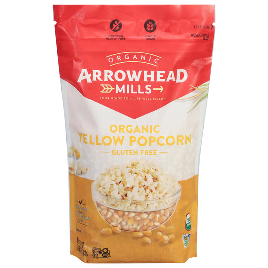 Arrowhead Mills Organic Gluten Free Yellow Popcorn 28 oz