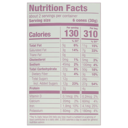 Muddy Bites Dark Chocolate Waffle Cone Snacks 2.33 oz