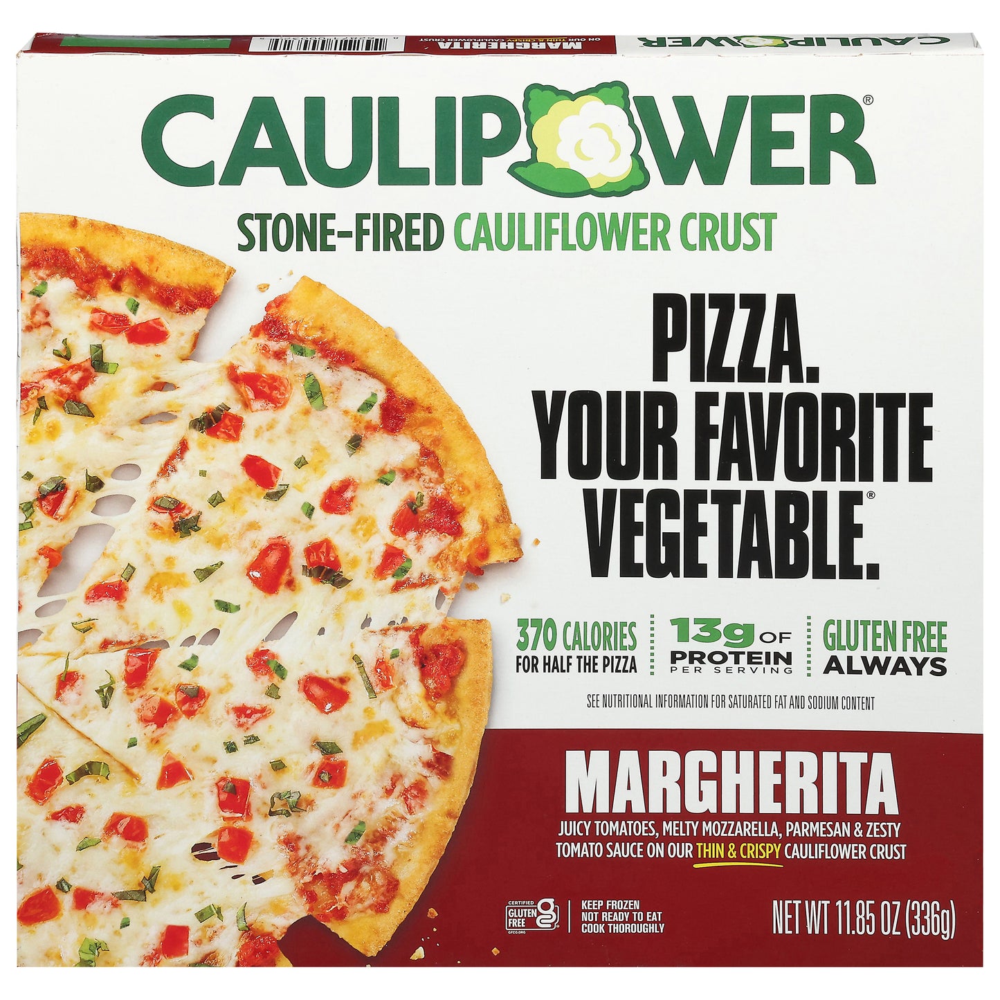 Caulipower Stone-Fired Cauliflower Crust Margherita Pizza 11.85 oz