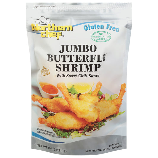 Northern Chef Butterfly Shrimp With Sweet Chili Sauce Jumbo 10 oz