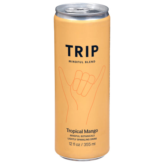 Trip Mindful Blend Calm Lightly Tropical Mango Sparkling Drink 12 fl oz