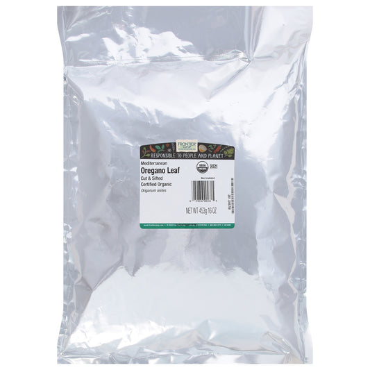 Frontier Co-op Cut & Sifted Mediterranean Oregano Leaf 16 oz