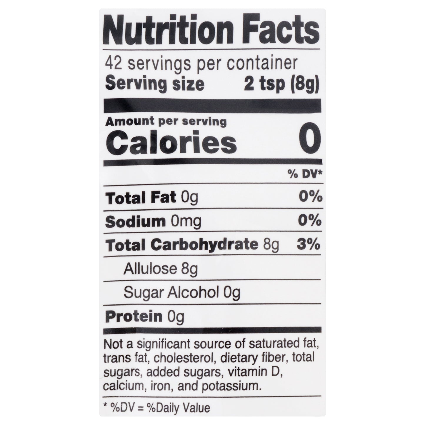 Madhava Zero Calorie Allulose Sweetener 12 oz