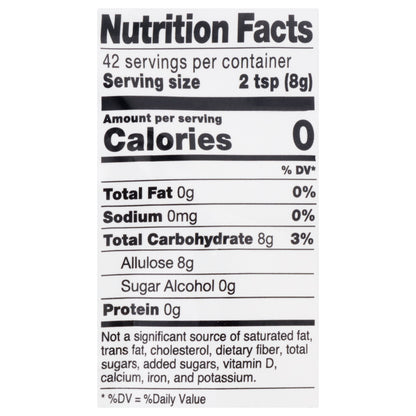 Madhava Zero Calorie Allulose Sweetener 12 oz