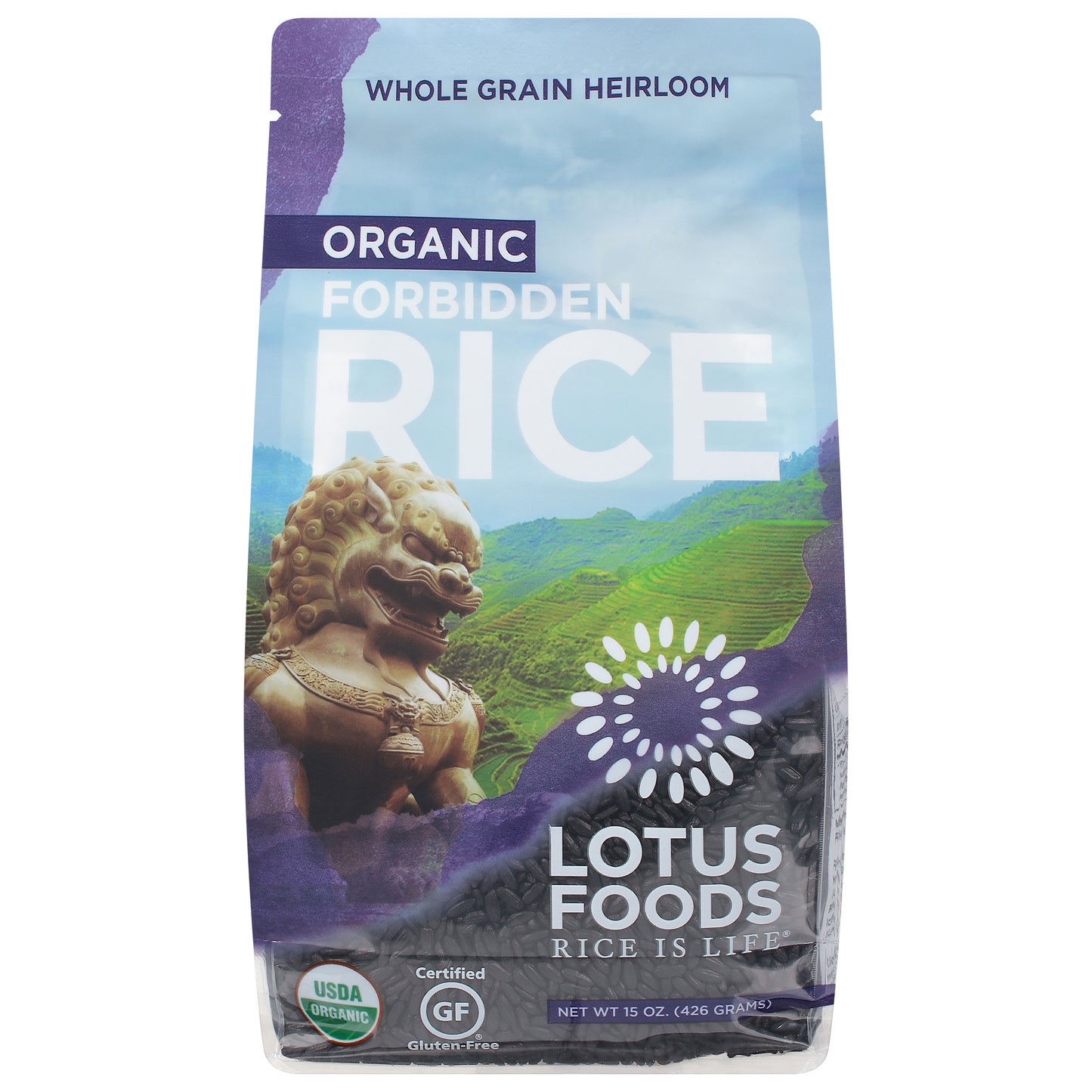 Lotus Foods Organic Forbidden Rice 15 oz