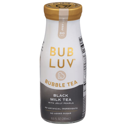 Bubluv Black Milk Tea Bubble Tea 9.5 fl oz