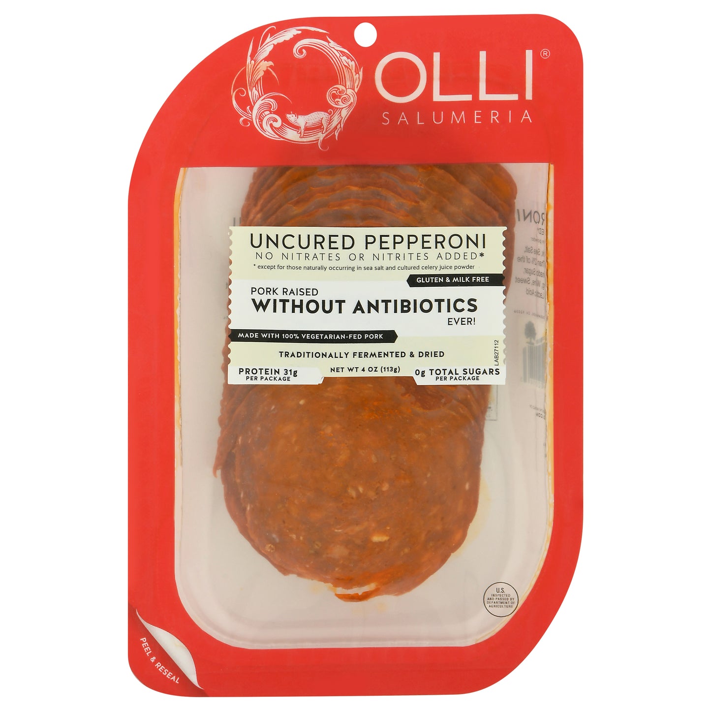 Olli Salumeria Uncured Pepperoni 4 oz
