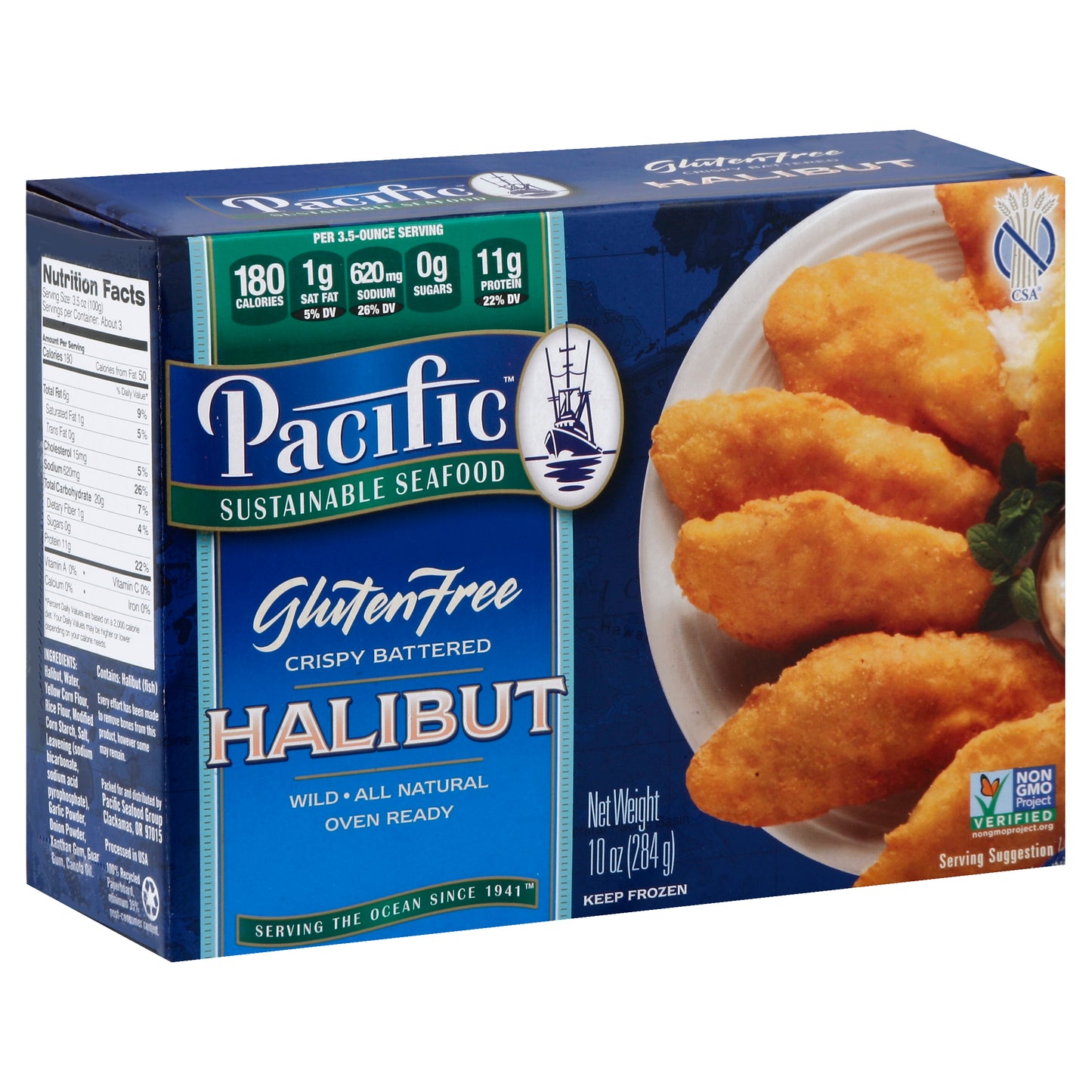 Pacific Halibut 10 oz