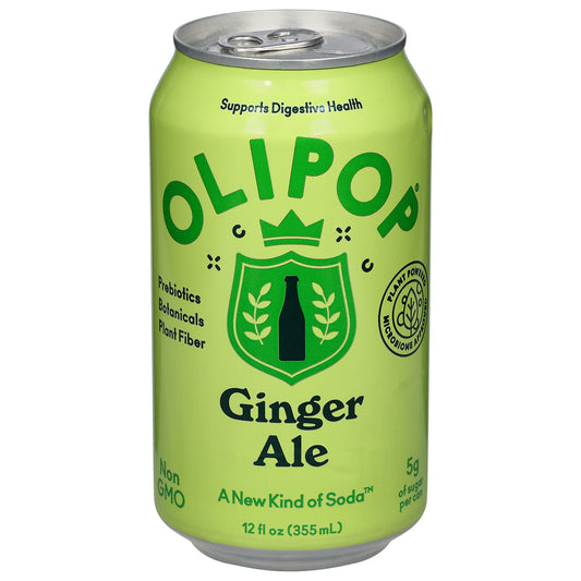 Olipop Ginger Ale Soda 12 fl oz