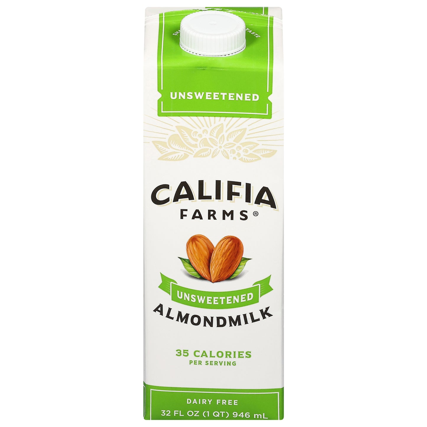 Califia Farms Dairy Free Unsweetened Almondmilk 32 fl oz