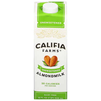 Califia Farms Dairy Free Unsweetened Almondmilk 32 fl oz