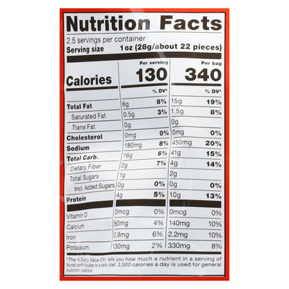 Harvest Snaps Crunchy Loops Sour Cream & Onion Baked Red Lentil Snacks 2.5 oz