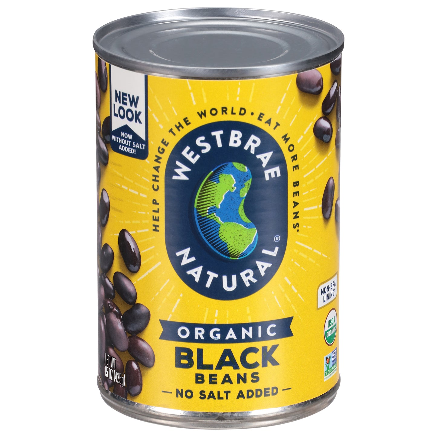 Westbrae Natural Organic Black Beans 15 oz