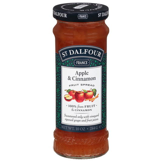 St Dalfour Apple & Cinnamon Fruit Spread 10 oz