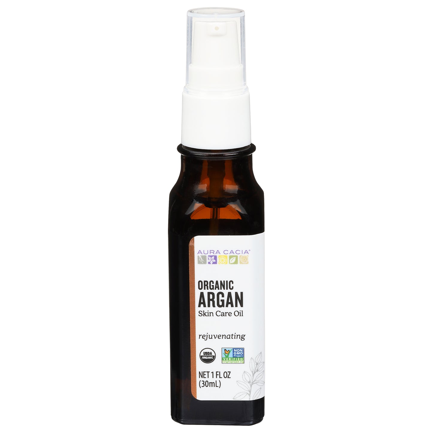 Aura Cacia Rejuvenating Organic Argan Skin Care Oil 1 fl oz