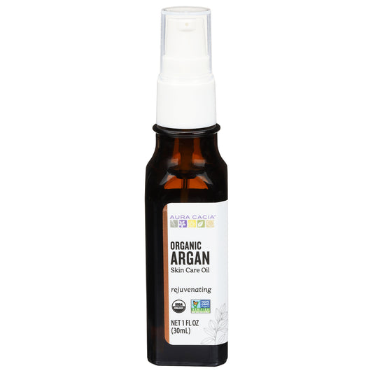 Aura Cacia Rejuvenating Organic Argan Skin Care Oil 1 fl oz