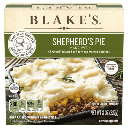 Blake's All Natural Shepherd's Pie, Frozen Meal, 8 oz