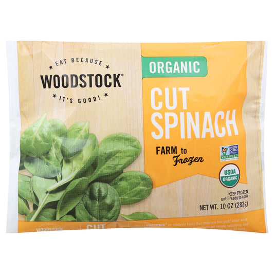 Woodstock Organic Cut Spinach 10 oz