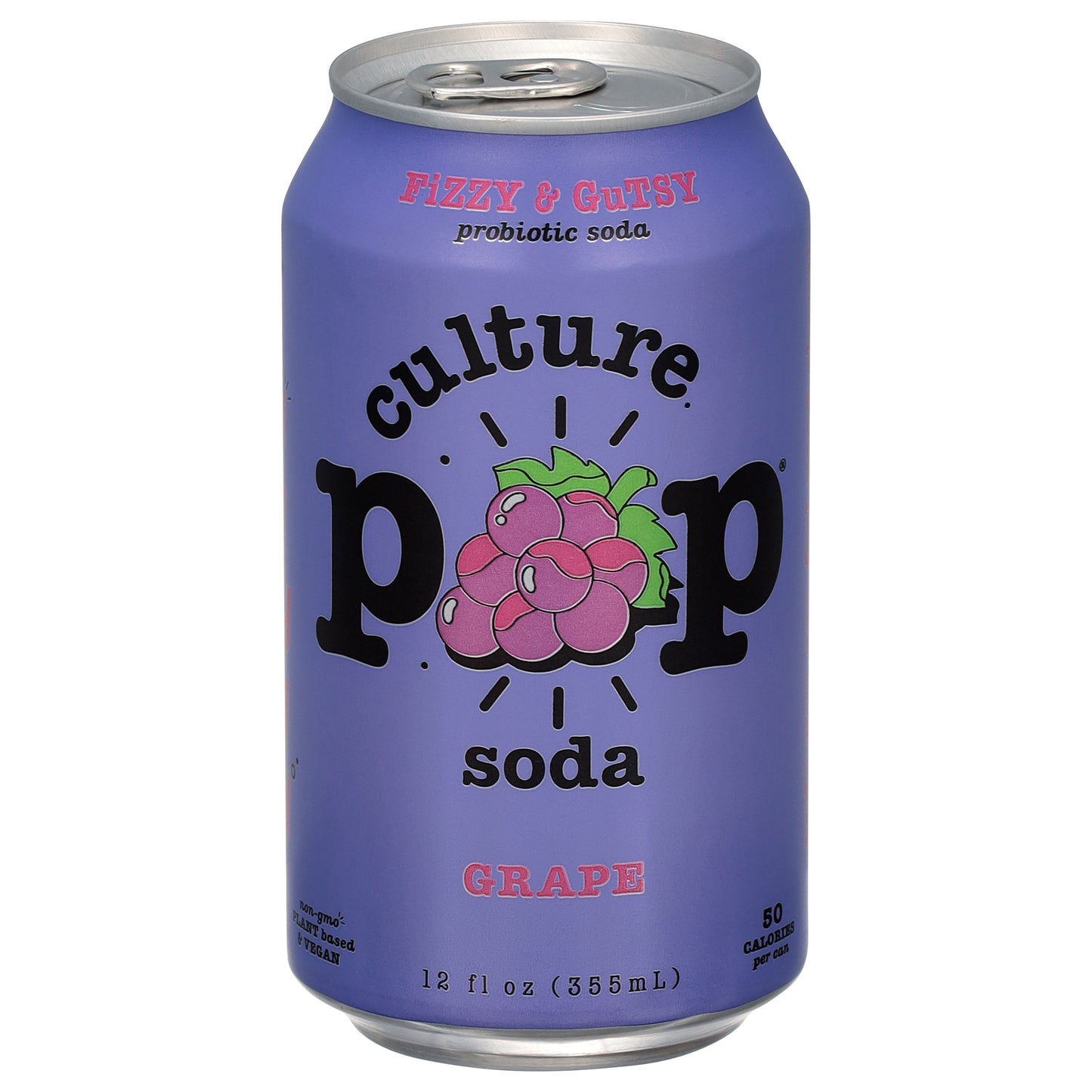 Culture Pop Grape Probiotic Soda 12 fl oz