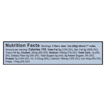 Wood River Creamery Original Cheddar Gruyere Cheese 8 oz