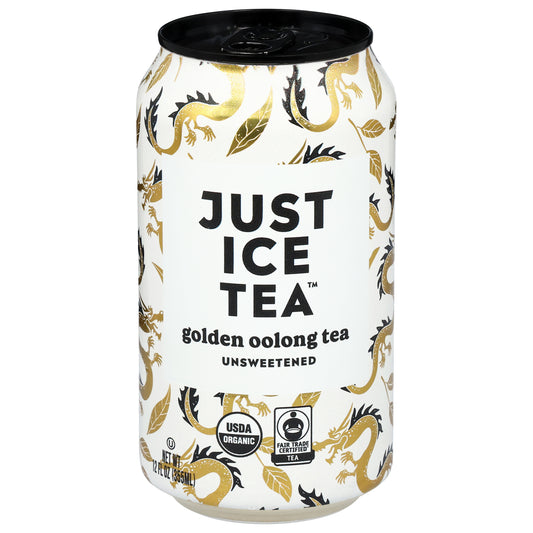 Just Ice Tea Unsweetened Golden Oolong Tea 12 fl oz