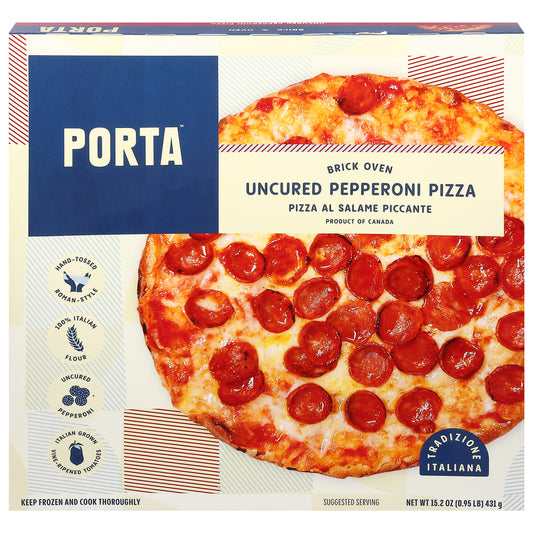 Porta Brick Oven Uncured Pepperoni Pizza 15.2 oz