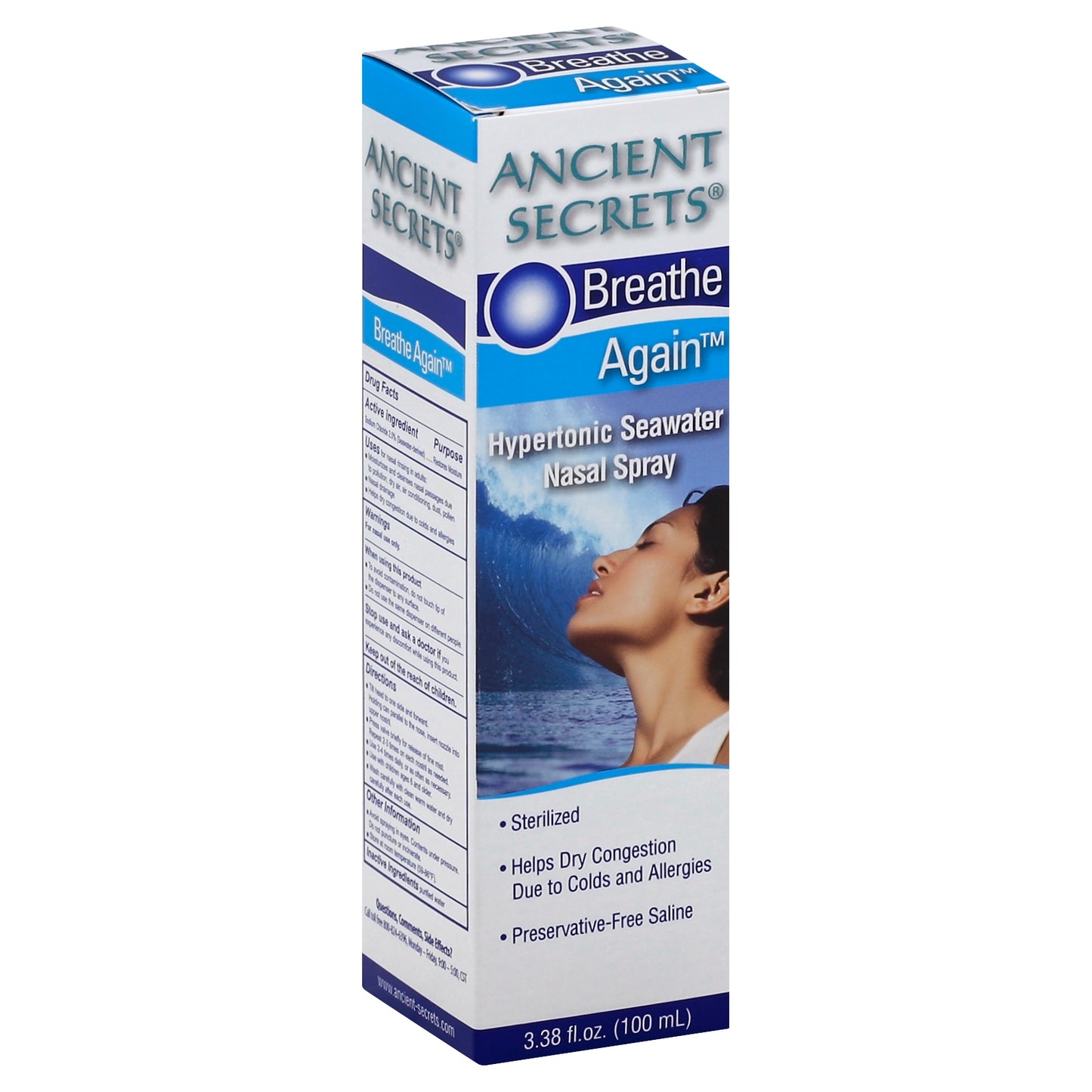 Ancient Secrets Nasal Spray 3.38 oz