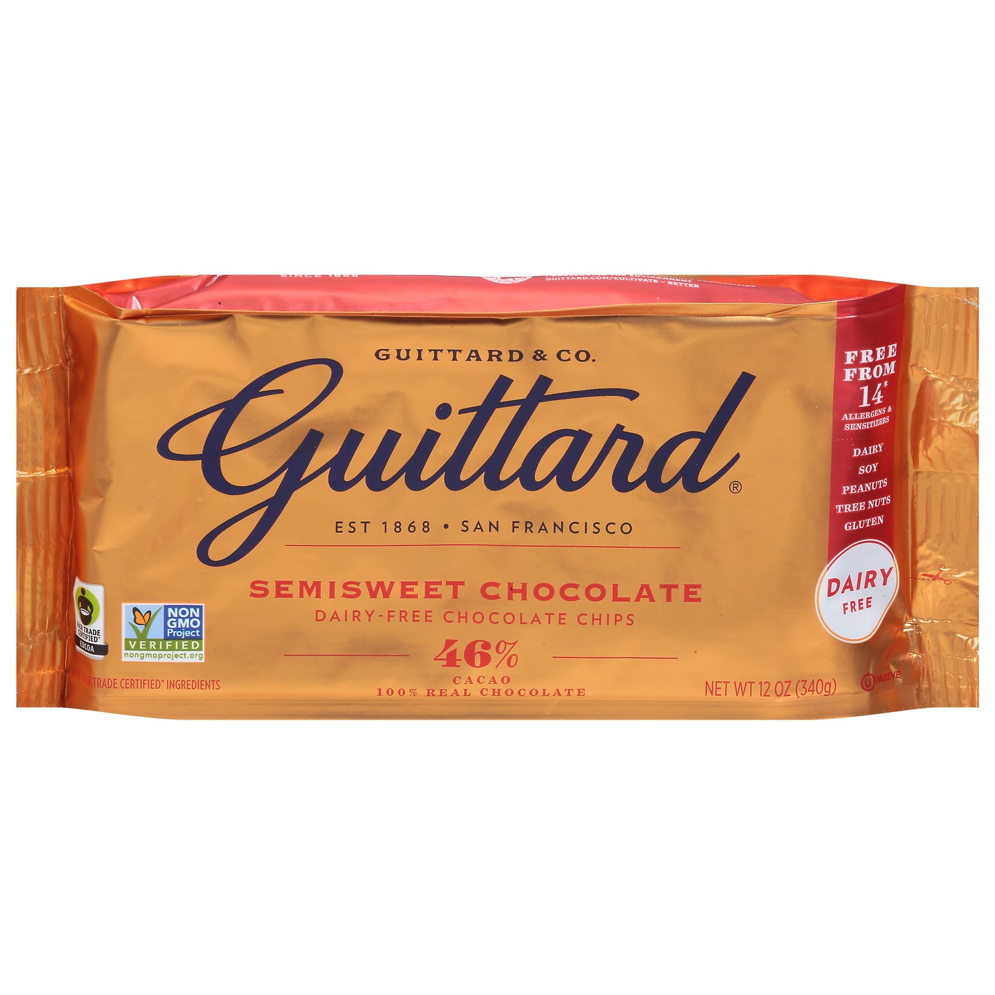 Guittard Dairy-Free Semisweet Chocolate 12 oz